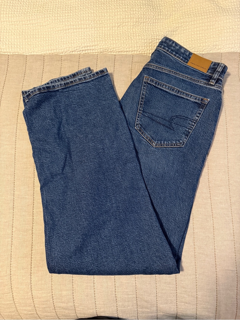American Eagle Stovepipe Blue Denim Jeans - Size 6XL
